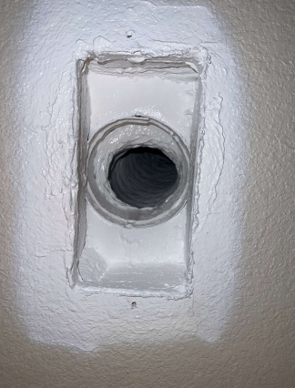 Clean vent after professional cleaning