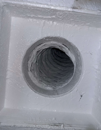 Clean HVAC duct after cleaning